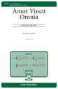 Amor Vincit Omnia SATB choral sheet music cover